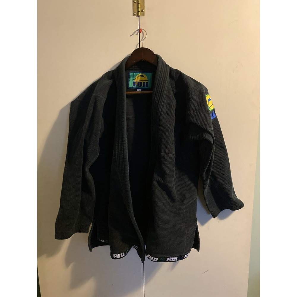 Fuji All Around BJJ Gi Jacket Top Black Size A2 Brazilian Jiu Jitsu Martial Arts